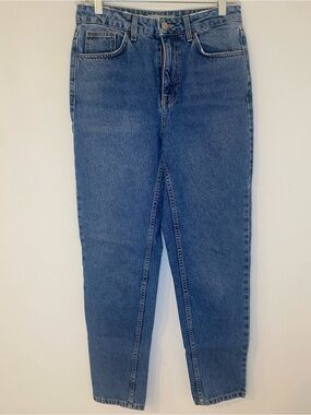 Women’s Top Shop Mom Jeans in Blue